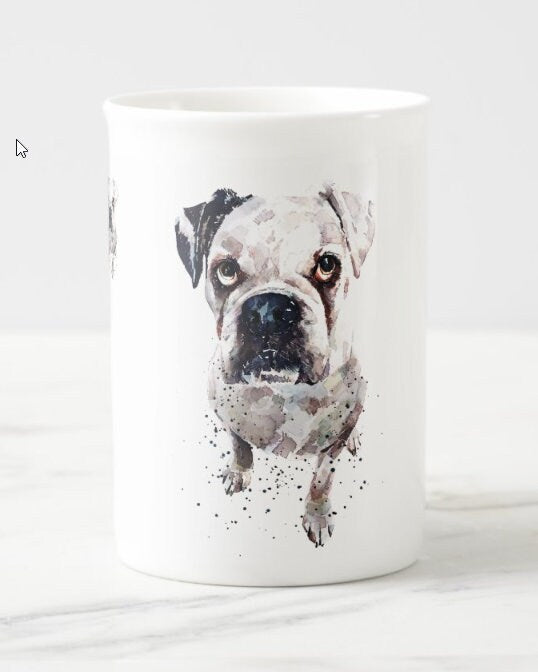 Boxer Windsor Fine Bone China Mug 10oz | Dog Lover Gift | Edswatercolours