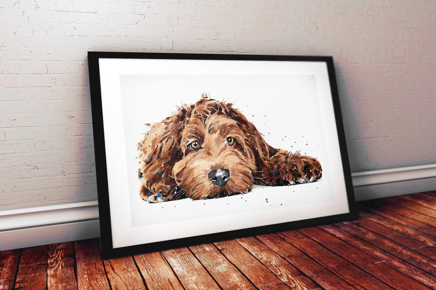 Labradoodle | Original Watercolour | Dog Lover Gift | Edswatercolours