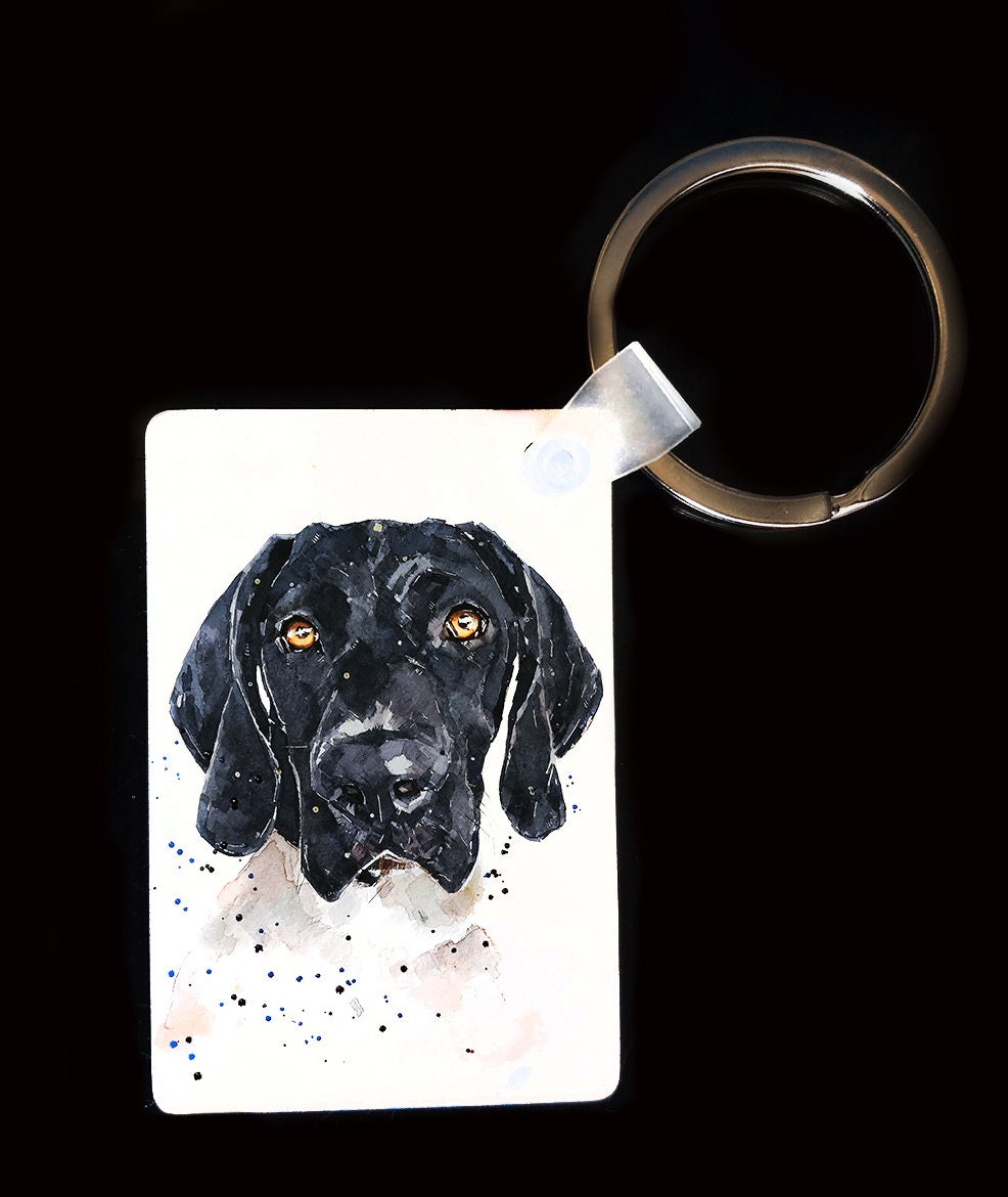 German Shorthaired Pointer Keyring | Dog Gift | Multiple Designs | EdsWatercolours