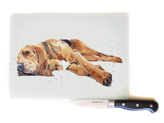 Bloodhound Chopping Board | Dog Gift | EdsWatercolours