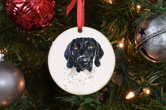 German Shorthaired Pointer IV Christmas Ornament | Dog Lover Gift | Edswatercolours