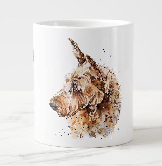 Irish Terrier Ceramic Mug 15oz | Dog Lover Gift | Edswatercolours
