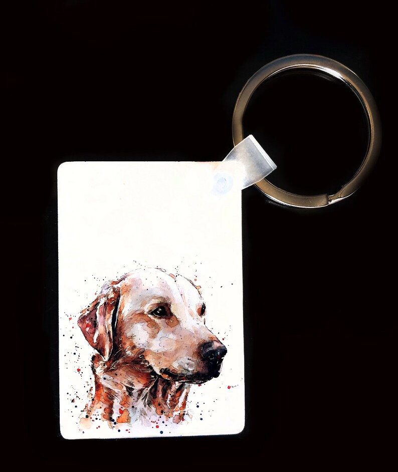 Labrador Keyring | Dog Gift | Multiple Designs | EdsWatercolours