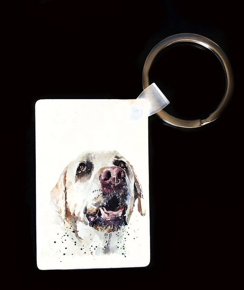 Labrador Keyring | Dog Gift | Multiple Designs | EdsWatercolours