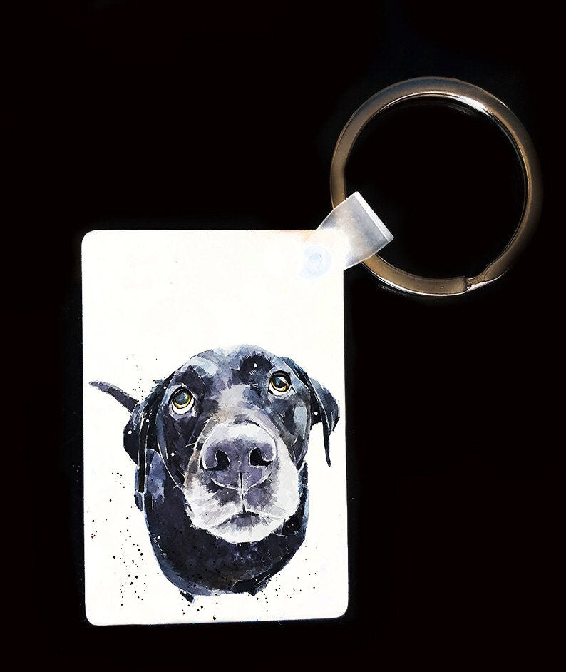 Labrador Keyring | Dog Gift | Multiple Designs | EdsWatercolours