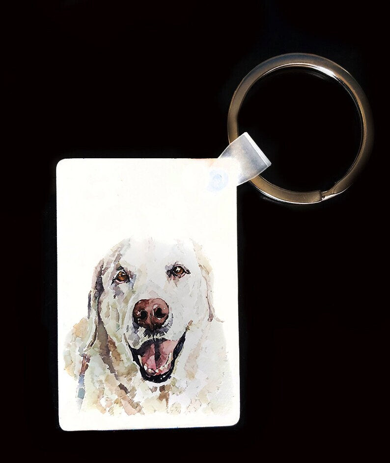 Labrador Keyring | Dog Gift | Multiple Designs | EdsWatercolours