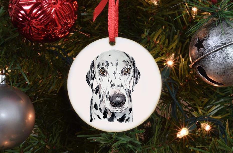 Dalmatian Christmas Ornament | Dog Lover Gift | Edswatercolours