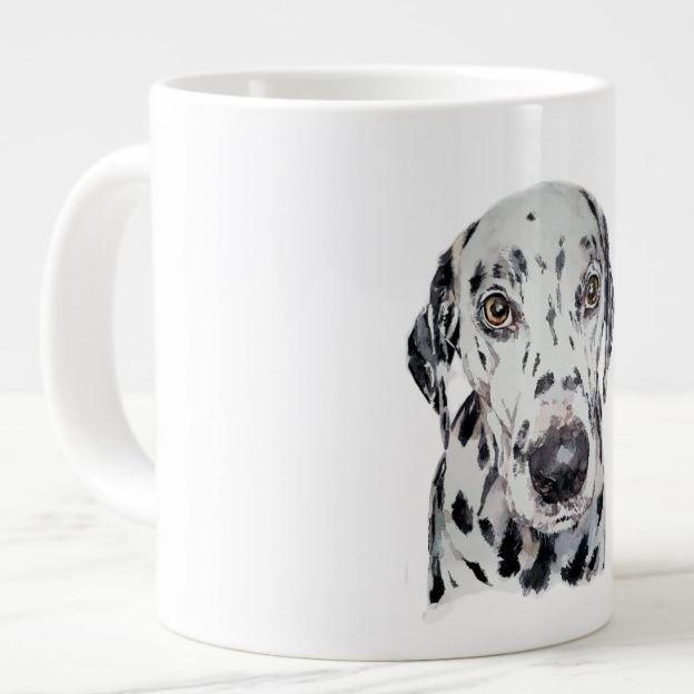 Dalmatian Mug (Assorted) | Fine Bone China 10oz & Ceramic 15oz | Dog Lover Gift | Edswatercolours