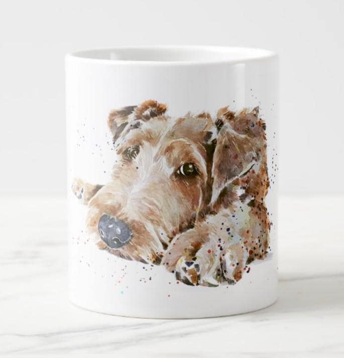 Irish Terrier Version II Ceramic Mug 15oz | Dog Lover Gift | Edswatercolours