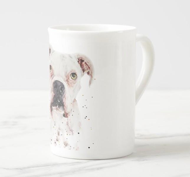 White German Boxer Mug (Assorted) | Fine Bone China 10oz & Ceramic 15oz | Dog Lover Gift | Edswatercolours