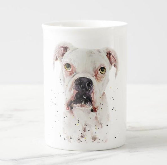 White German Boxer Mug (Assorted) | Fine Bone China 10oz & Ceramic 15oz | Dog Lover Gift | Edswatercolours