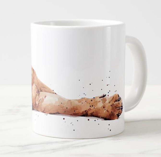 Dogue de Bordeaux Windsor Fine Bone China Mug 10oz | Dog Lover Gift | Edswatercolours