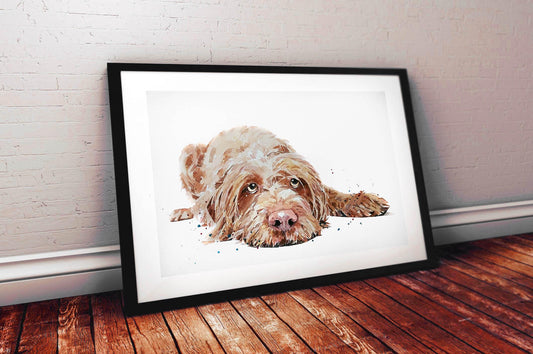 Wirehaired Vizsla II | Original Watercolour | Dog Lover Gift | Edswatercolours