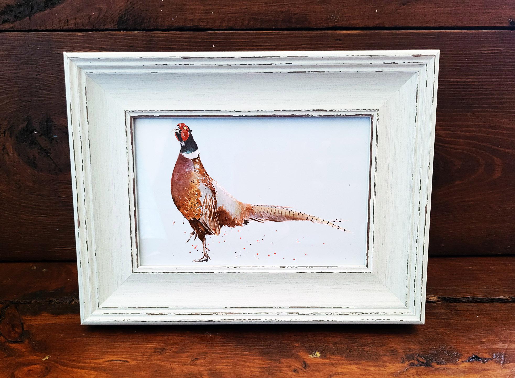 Mini framed watercolour prints