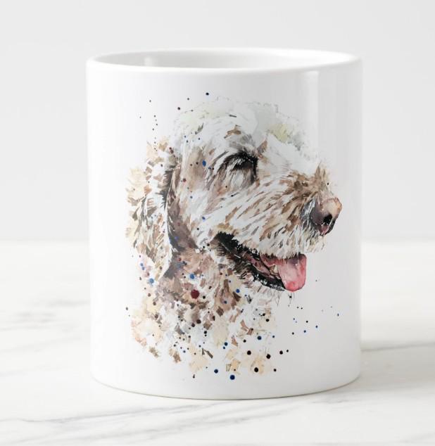 Labradoodle Mug (Assorted) | Fine Bone China 10oz & Ceramic 15oz | Dog Lover Gift | Edswatercolours