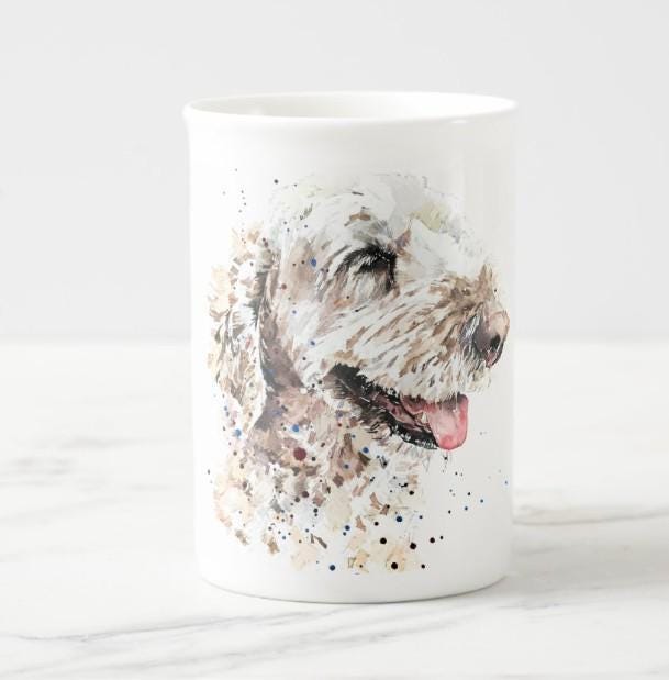 Labradoodle Mug (Assorted) | Fine Bone China 10oz & Ceramic 15oz | Dog Lover Gift | Edswatercolours
