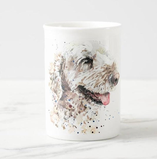 Labradoodle Mug (Assorted) | Fine Bone China 10oz & Ceramic 15oz | Dog Lover Gift | Edswatercolours