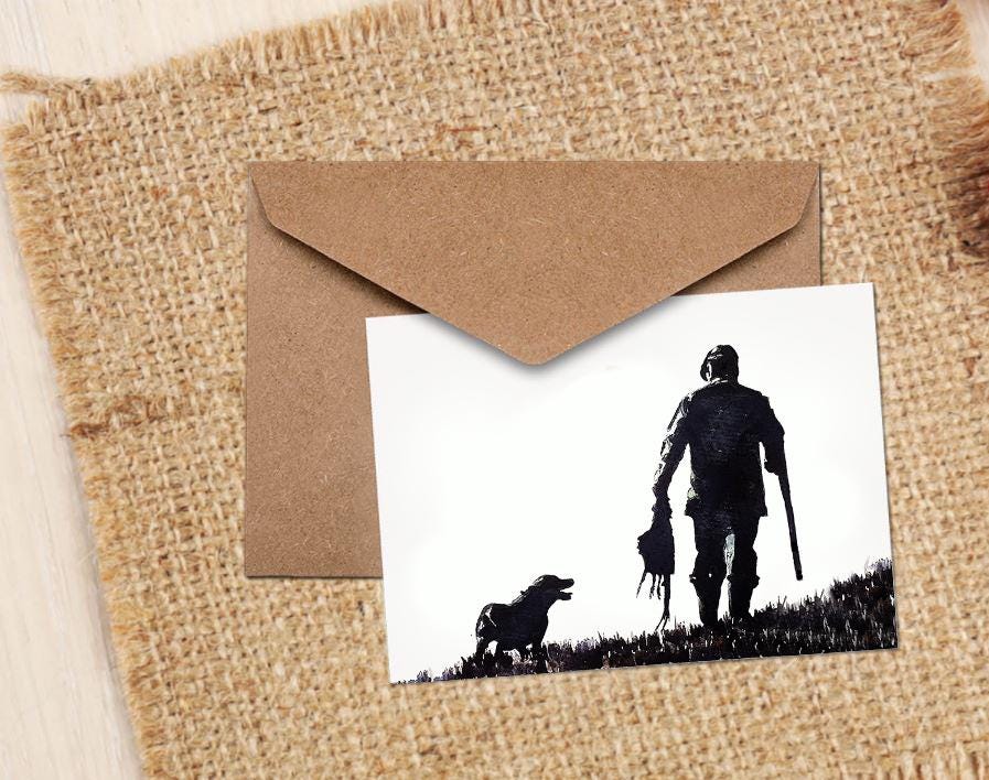 Game Shooting Christmas Card | Country Sports Gift | Edswatercolours