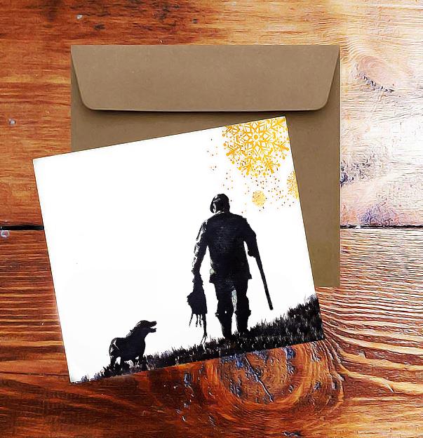 Game Shooting Christmas Card | Country Sports Gift | Edswatercolours