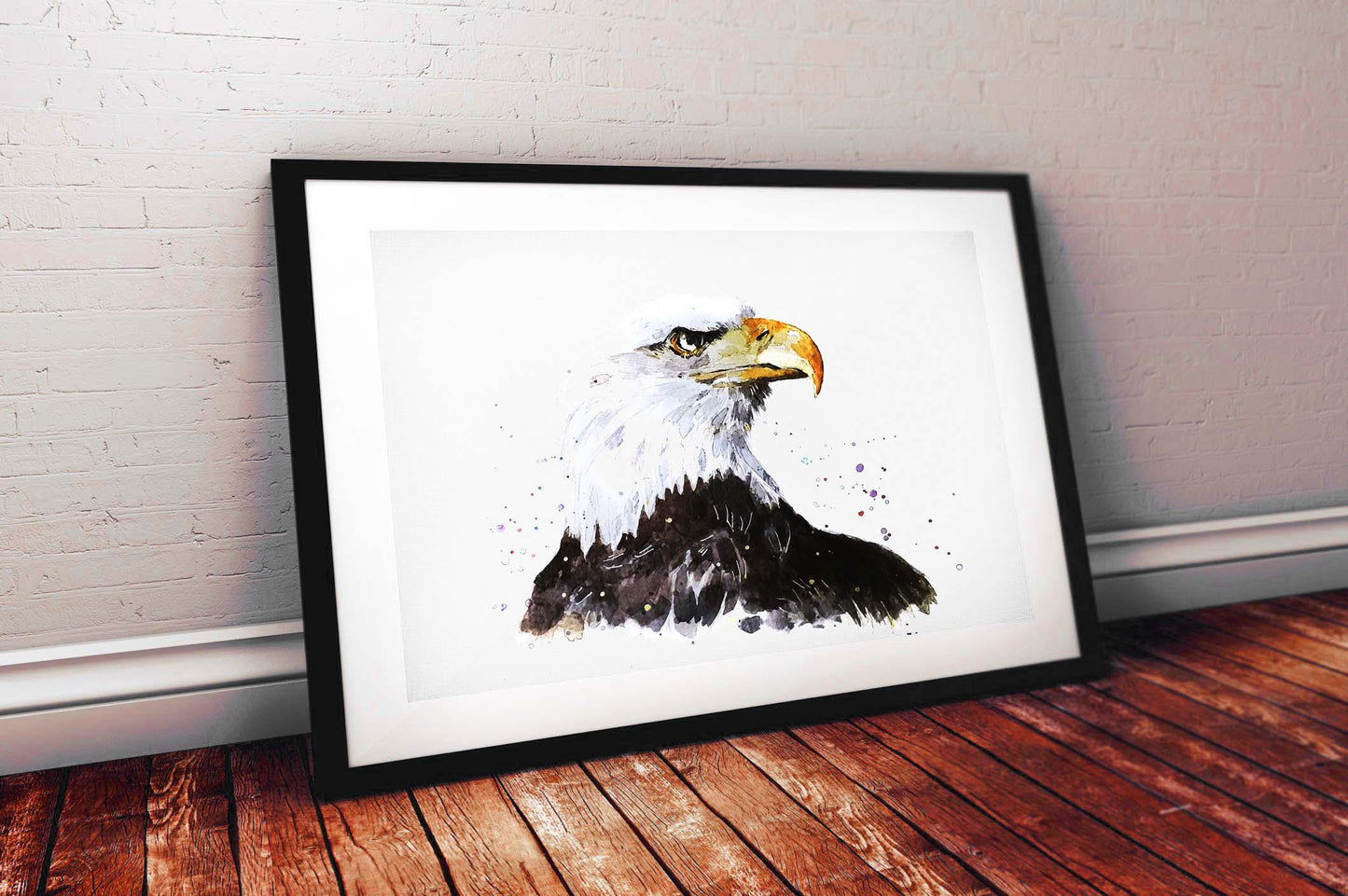 Bald Eagle Wall Art Print | Patriotic Nature Decor | Wildlife Artwork | Eagle Lover Gift