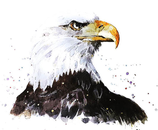 Bald Eagle Wall Art Print | Patriotic Nature Decor | Wildlife Artwork | Eagle Lover Gift