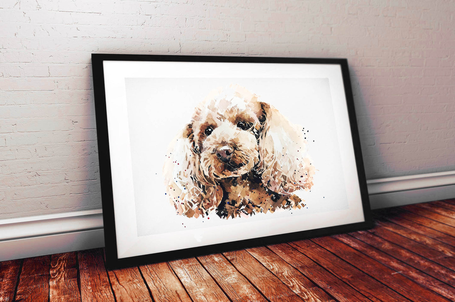 Poodle | Original Watercolour | Dog Lover Gift | Edswatercolours