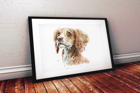 Rhubarb | Original Watercolour | Dog Lover Gift | Edswatercolours