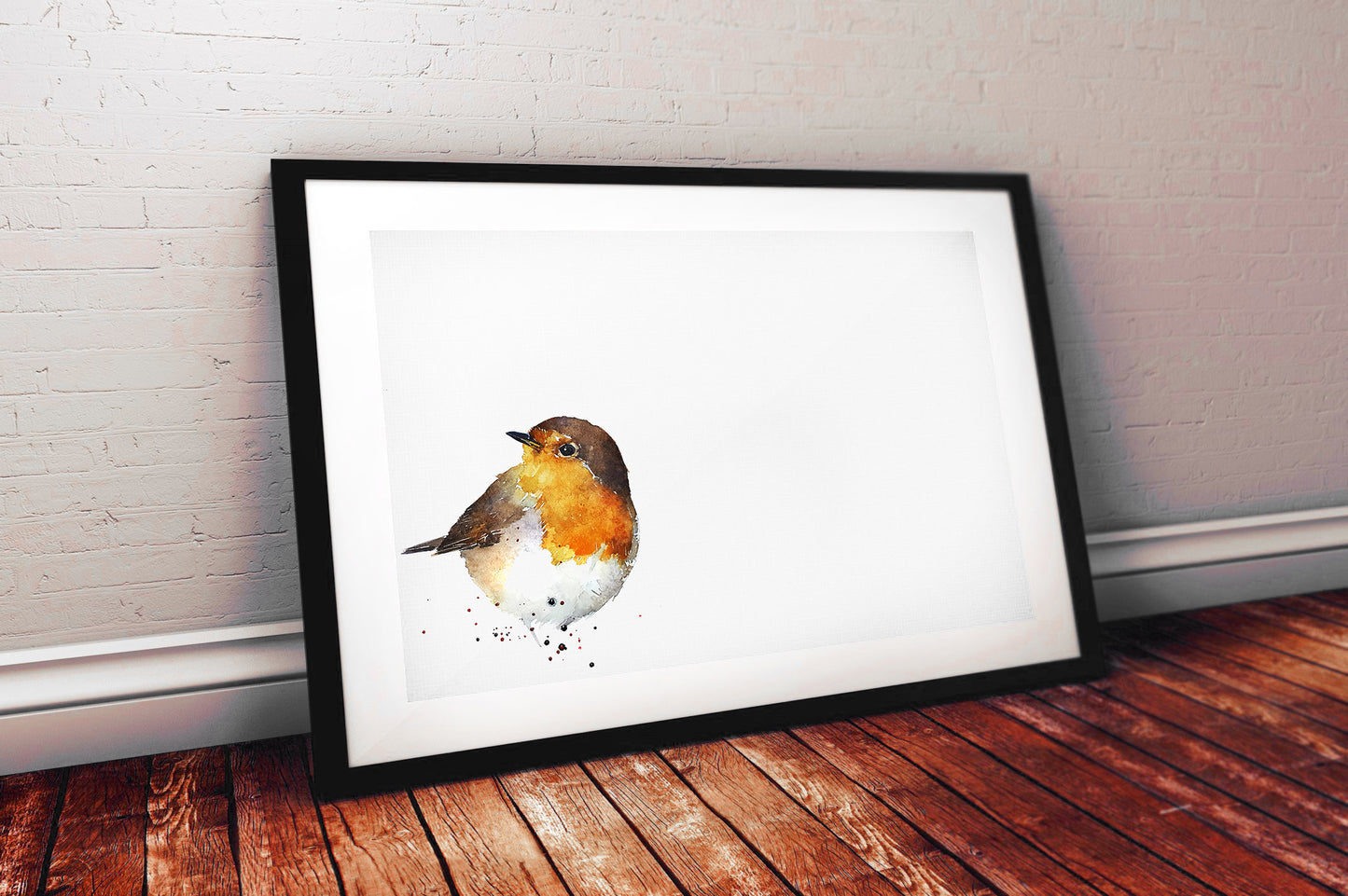Robin Watercolour Art Print | Bird Lover Gift | Edswatercolours