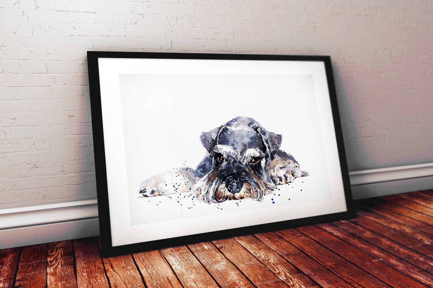 Schnauzer | Original Watercolour | Dog Lover Gift | Edswatercolours