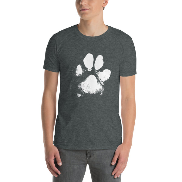 Dog Paw T Shirt 100% ring-spun cotton - Dog T Shirt.