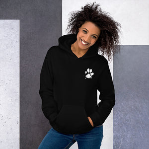 Dog Paw Unisex Heavy Blend Hoodie | Gildan 18500. Dog Paw Hoodie, Dog Hoodie,Dog lover hoodie gift