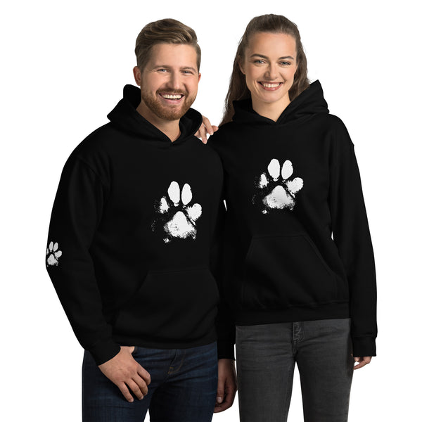 The Dog Paw II Unisex Heavy Blend Hoodie | Gildan 18500