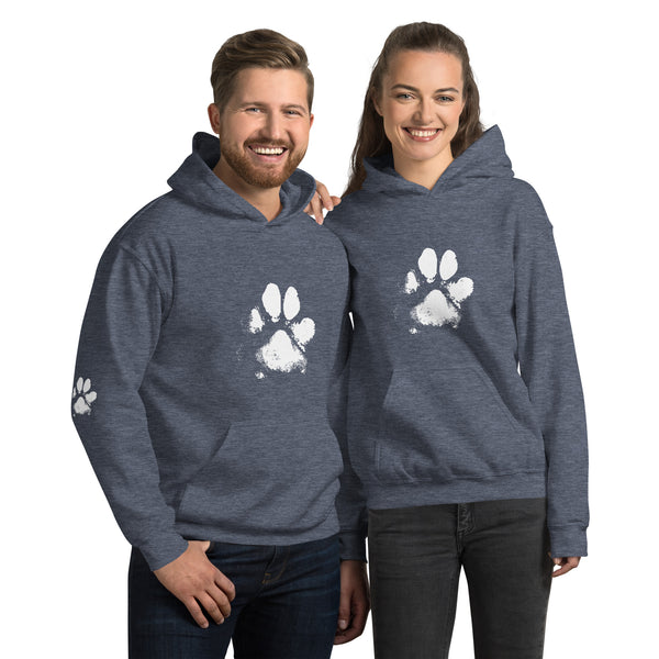 The Dog Paw II Unisex Heavy Blend Hoodie | Gildan 18500