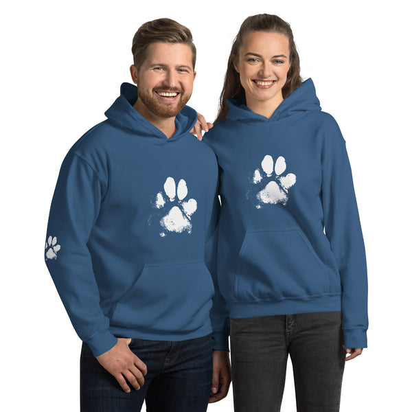 The Dog Paw II Unisex Heavy Blend Hoodie | Gildan 18500