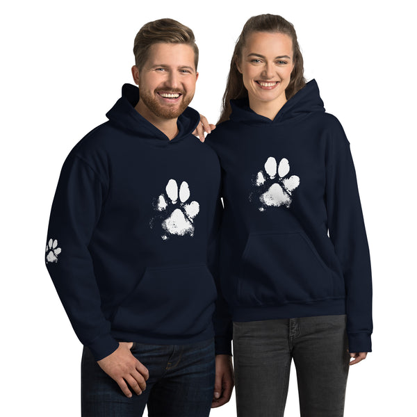 The Dog Paw II Unisex Heavy Blend Hoodie | Gildan 18500