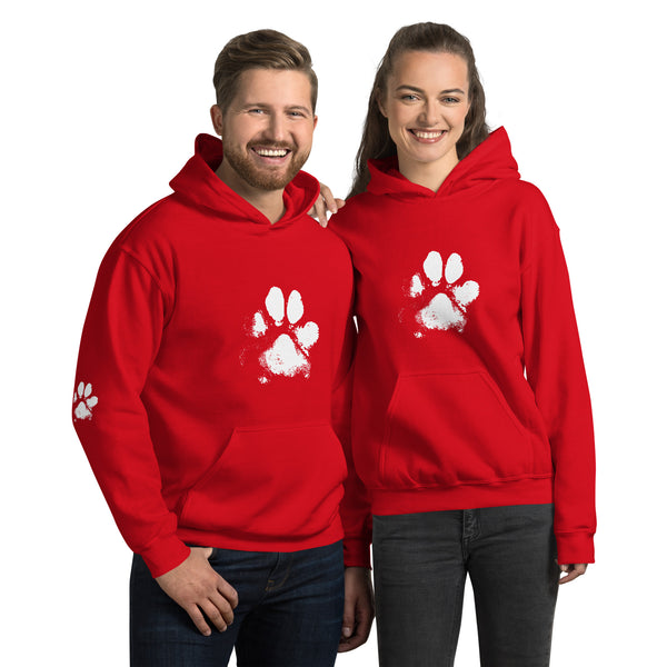 The Dog Paw II Unisex Heavy Blend Hoodie | Gildan 18500