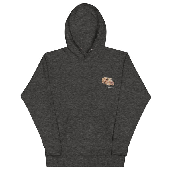 Unisex Wirehaired Vizsla Embroidered Unisex Premium Hoodie | Cotton Heritage M2580.