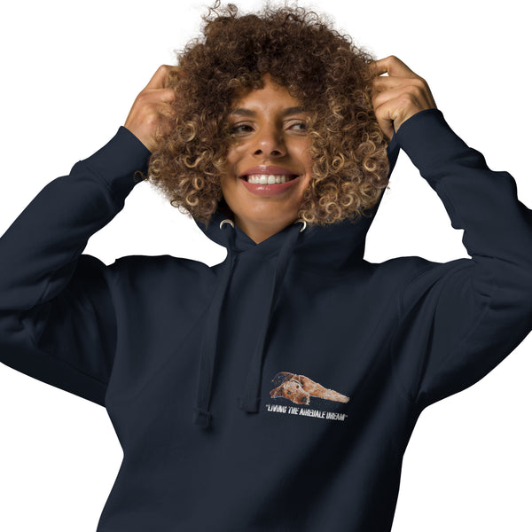 Living the Airedale Terrier Dream:Embroidered Unisex Premium Hoodie | Cotton Heritage M2580.