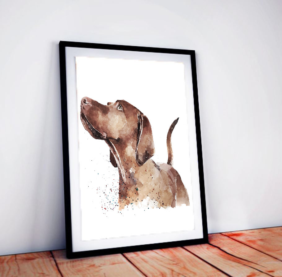 Vizsla II | Original Watercolour | Dog Lover Gift | Edswatercolours