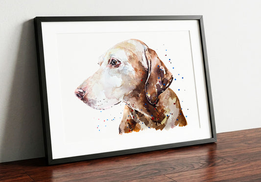 Lili Vizsla III | Original Watercolour | Dog Lover Gift | Edswatercolours