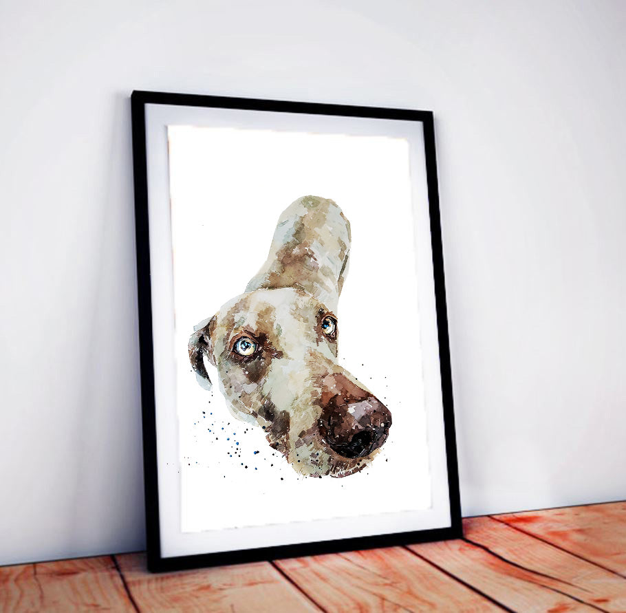 Weimaraner II | Original Watercolour | Dog Lover Gift | Edswatercolours