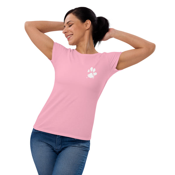 Dog Paw Women's Fashion Fit T-Shirt | Gildan 880
