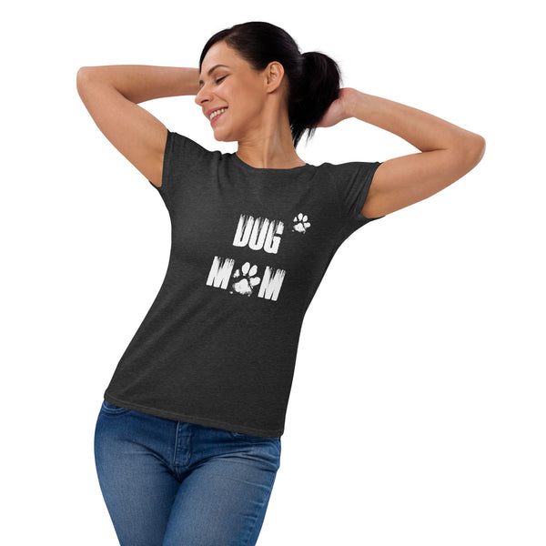 Dog Mom Fashion Fit T-Shirt | Gildan 880 Ladies T Shirt.100% Cotton
