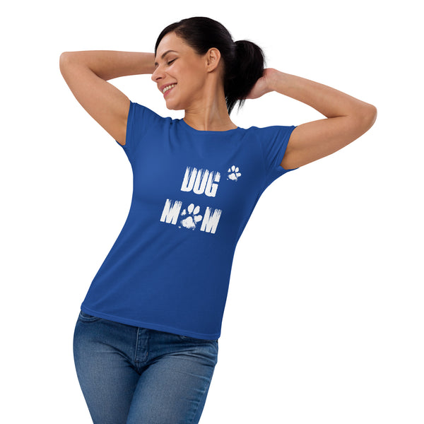 Dog Mom Fashion Fit T-Shirt | Gildan 880 Ladies T Shirt.100% Cotton