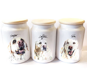 "Yellow Labrador" - Airtight Storage Jars