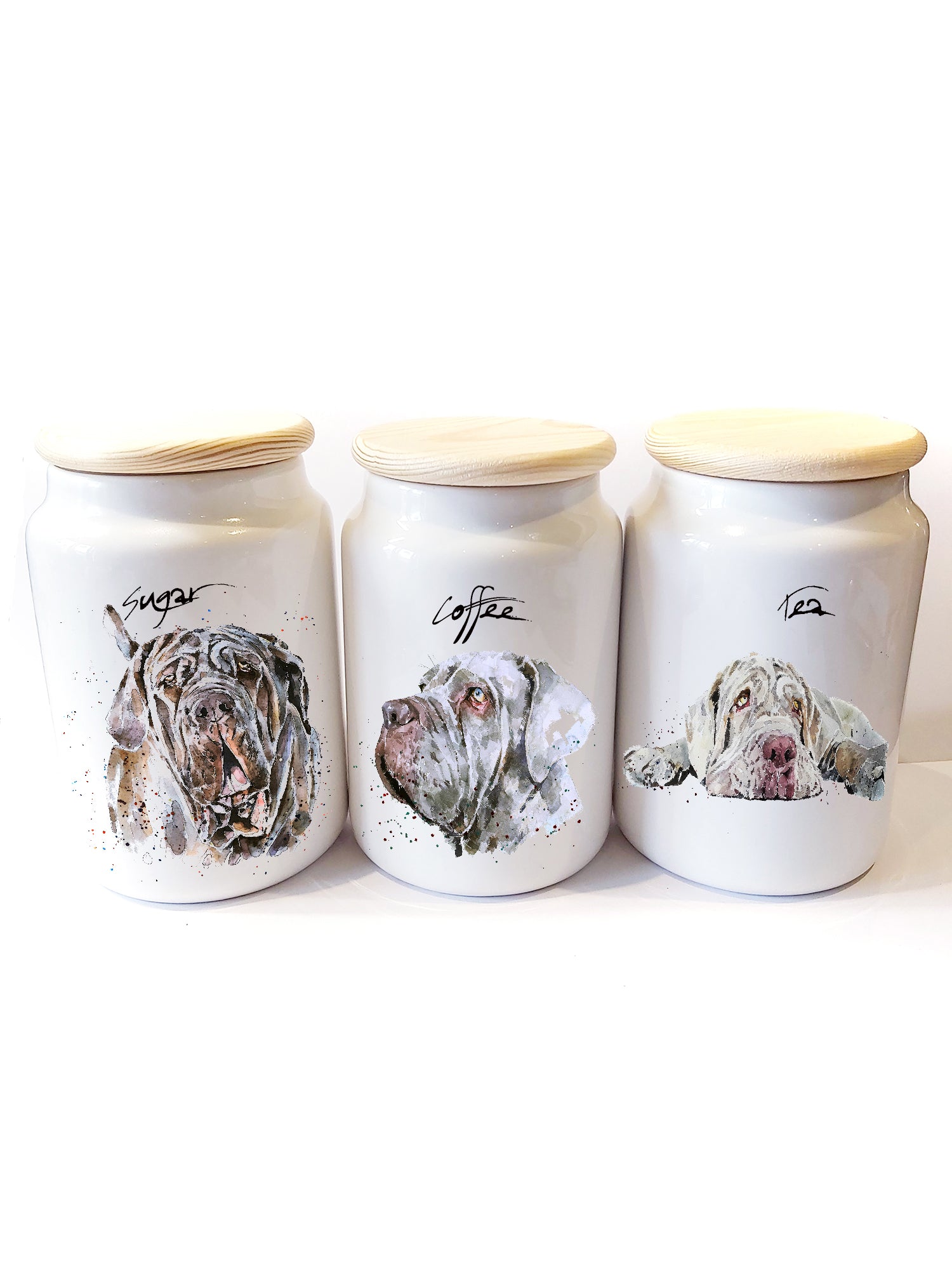 "Neapolitan Mastiff" - Airtight Storage Jars