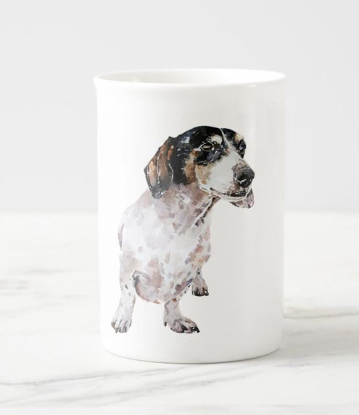 Piebald Dachshund Windsor fine bone china Mug 10oz