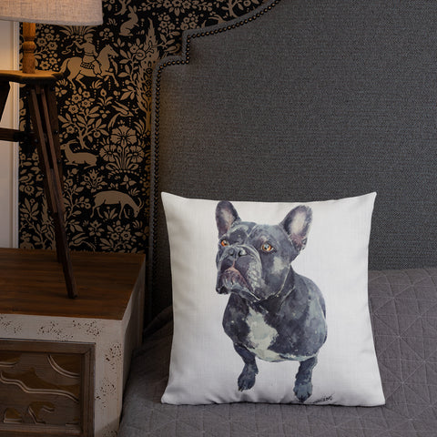 French Bulldog Premium Pillow/French Bulldog Premium Cushion