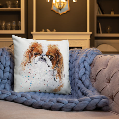 Japanese Chin Premium Pillow - Japanese Chin Cushion