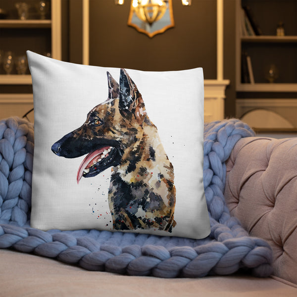 Dutch Shepherd Premium Pillow/Dutch Shepherd Cushion